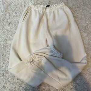 Cozy Cream Sweatpants